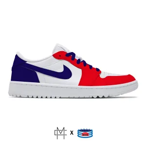 "Red, White & Blue" Jordan 1 Golf Shoes