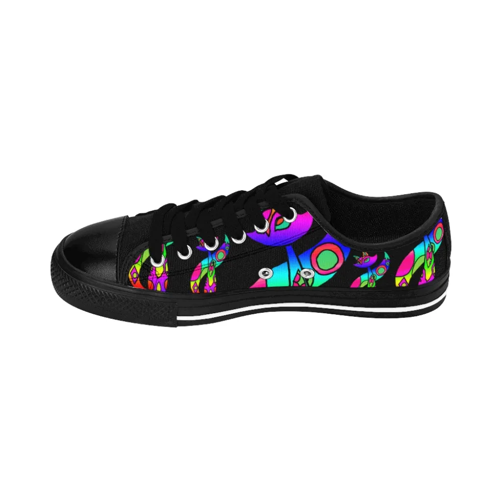 Rainbow Cat Men's Sneakers