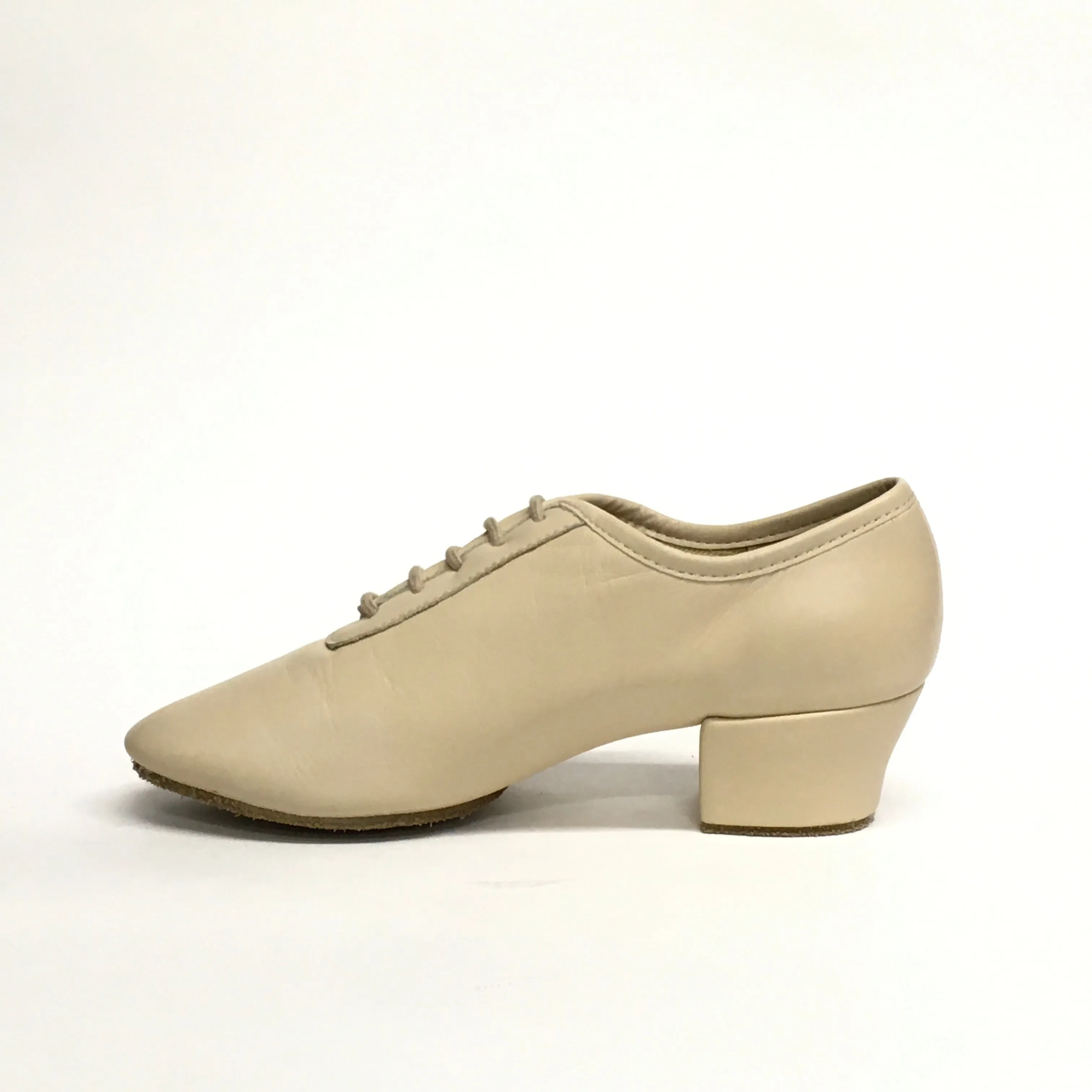 Ray Rose / Artsport: Solstice | Beige (lighter beige) NON-PERFORATED Leather-1.5" Latin