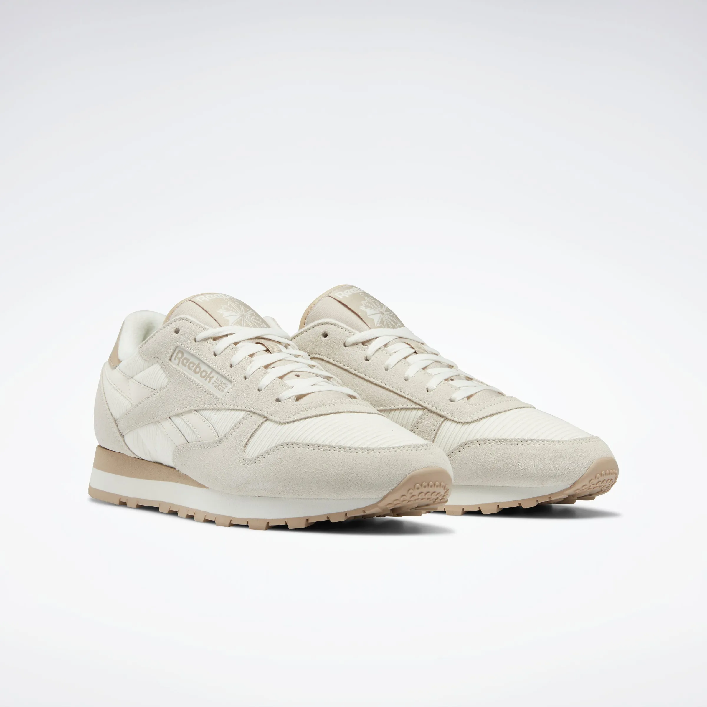 Reebok Footwear Men Classic Leather Shoes Chalk/Chalk/Modbei