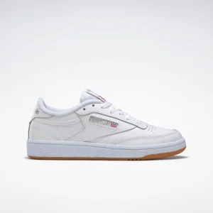 Reebok Footwear Women Club C 85 Shoes WHT/LIGHT GRY/GUM