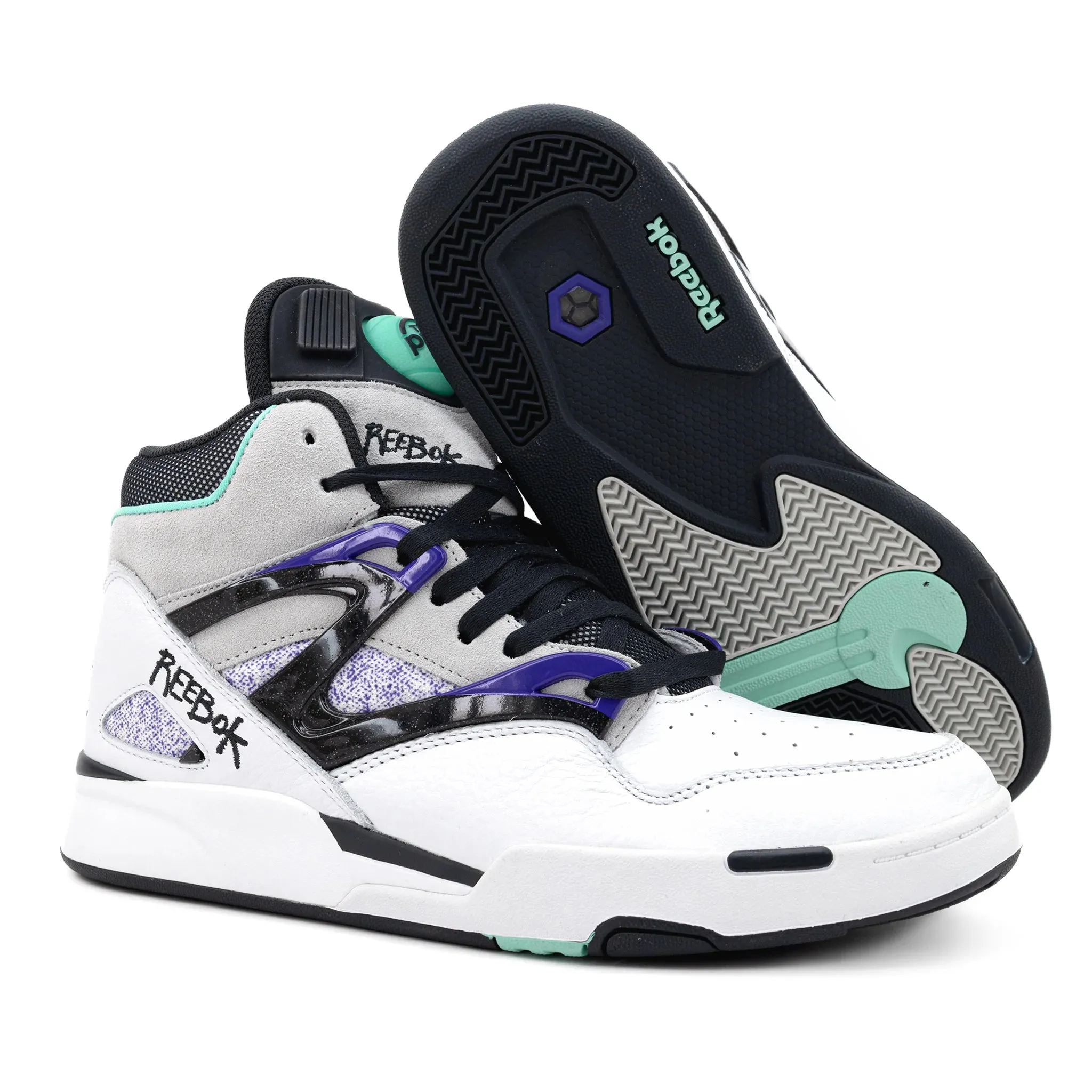 Reebok Pump Omni Zone II White/Grey/Mint HR0110