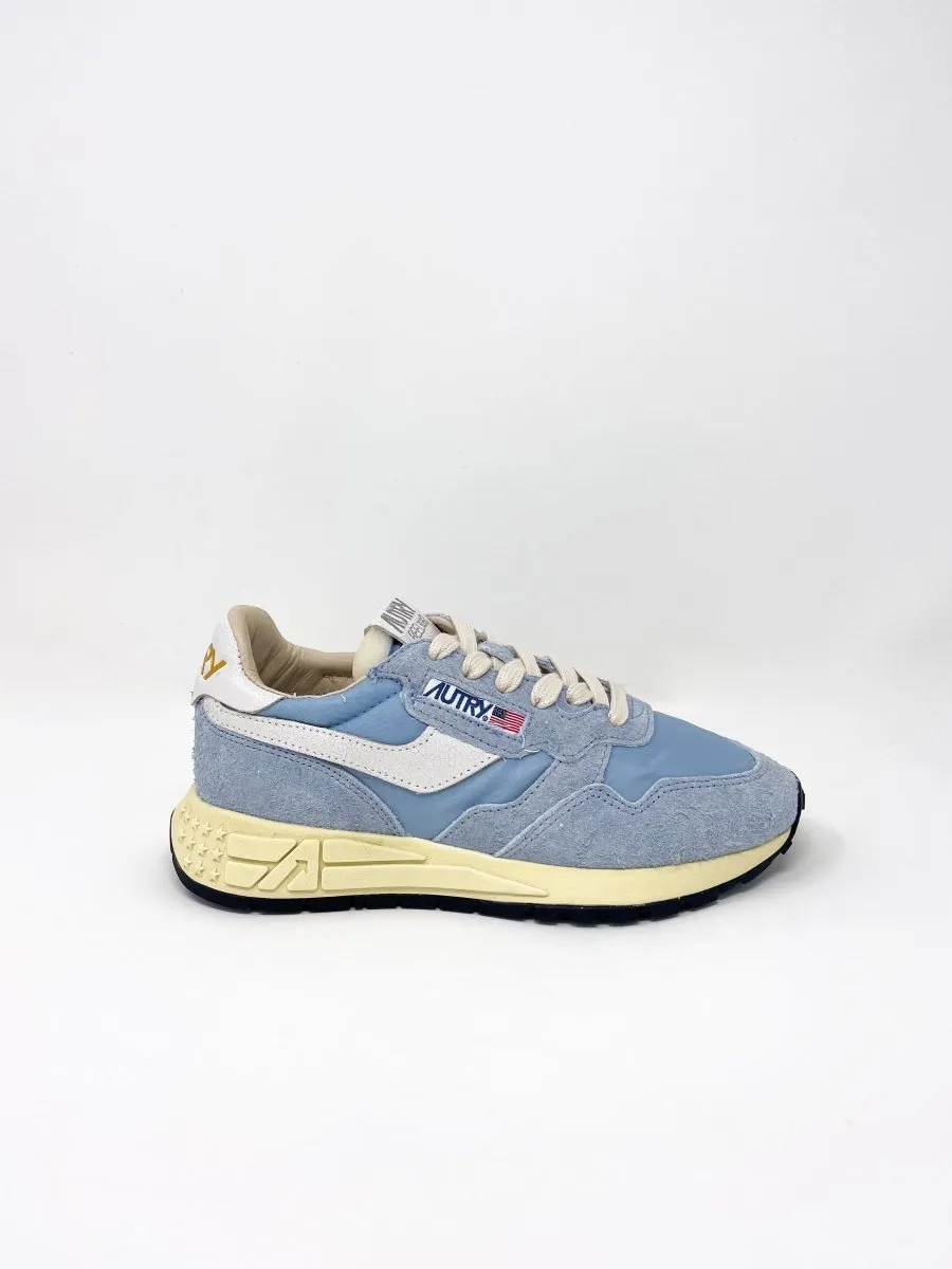 Reelwind Low Sneakers Nylon Suede White/Blue