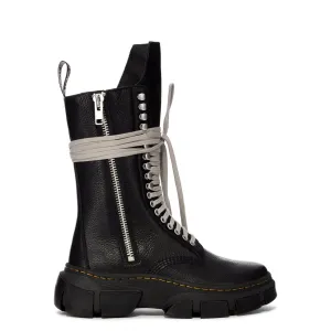 Rick Owens x Dr. Martens 1918 Calf Length Boots in Black