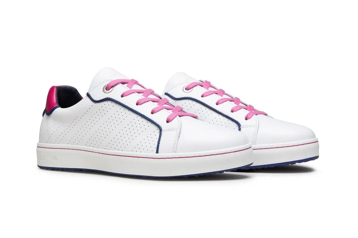 Royal Albartross Hampton Shoe - White/Fuchsia