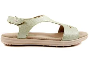 Sandbaggers: Women's Golf Sandals - Carrie Pistachio