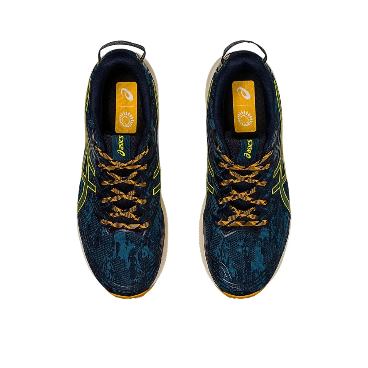 Shoes Asics Fuji Lite 3 Blue Yellow