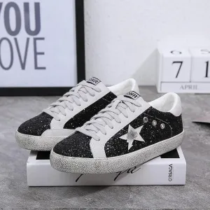 Skateboarding Sneakers Vintage Star Dirty Tennis Shoes