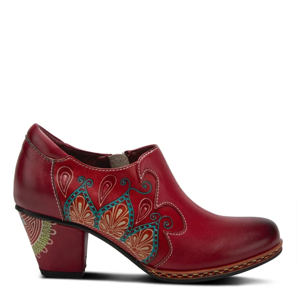 Spring Step Shoes L'Artiste Zami Women's Hand Painted Leather Shootie Shoes