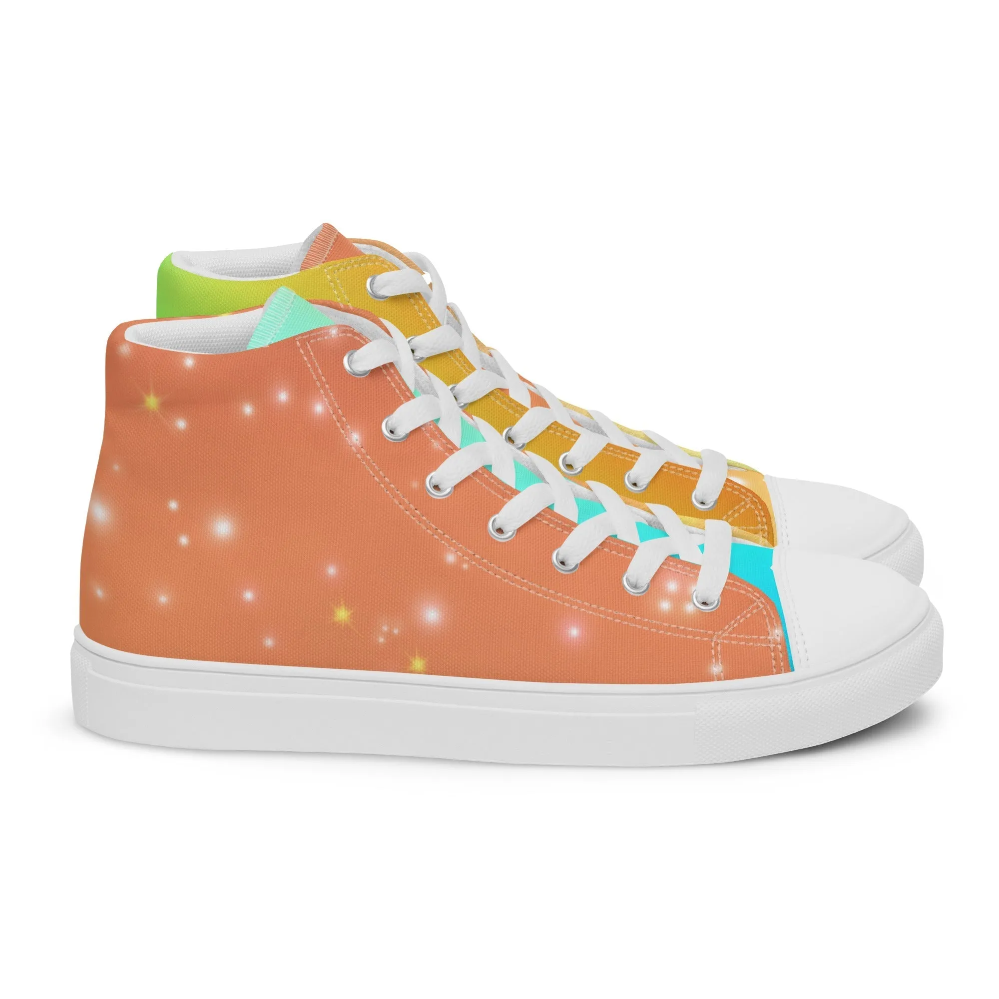 Starshine Women’s Lace-Up Canvas High-Top Sneakers