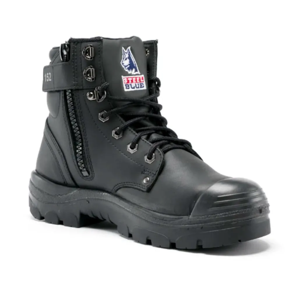 Steel Blue Boots 332152 Lace/Zip Bump Cap Safety