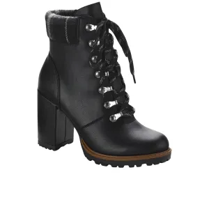 SUN STONE - Lace up Padded Cuff Boots