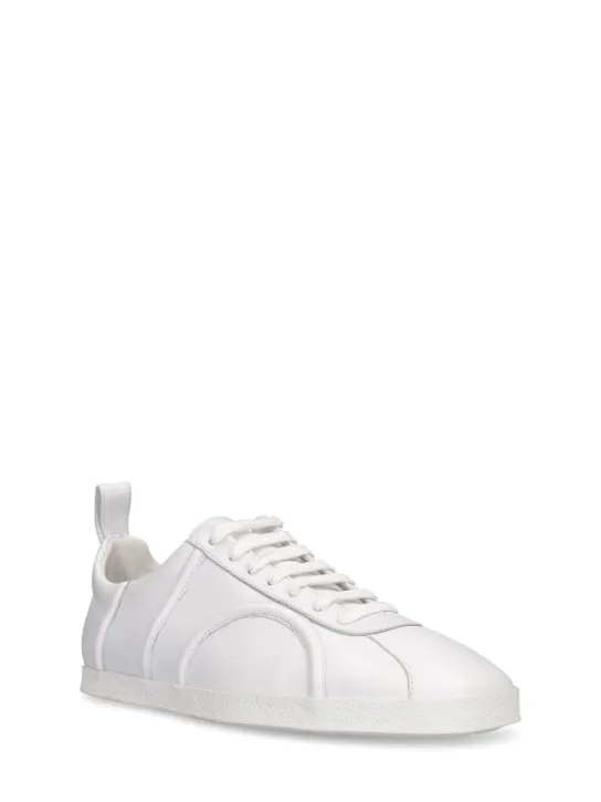 Toteme   10mm Leather low top sneakers 