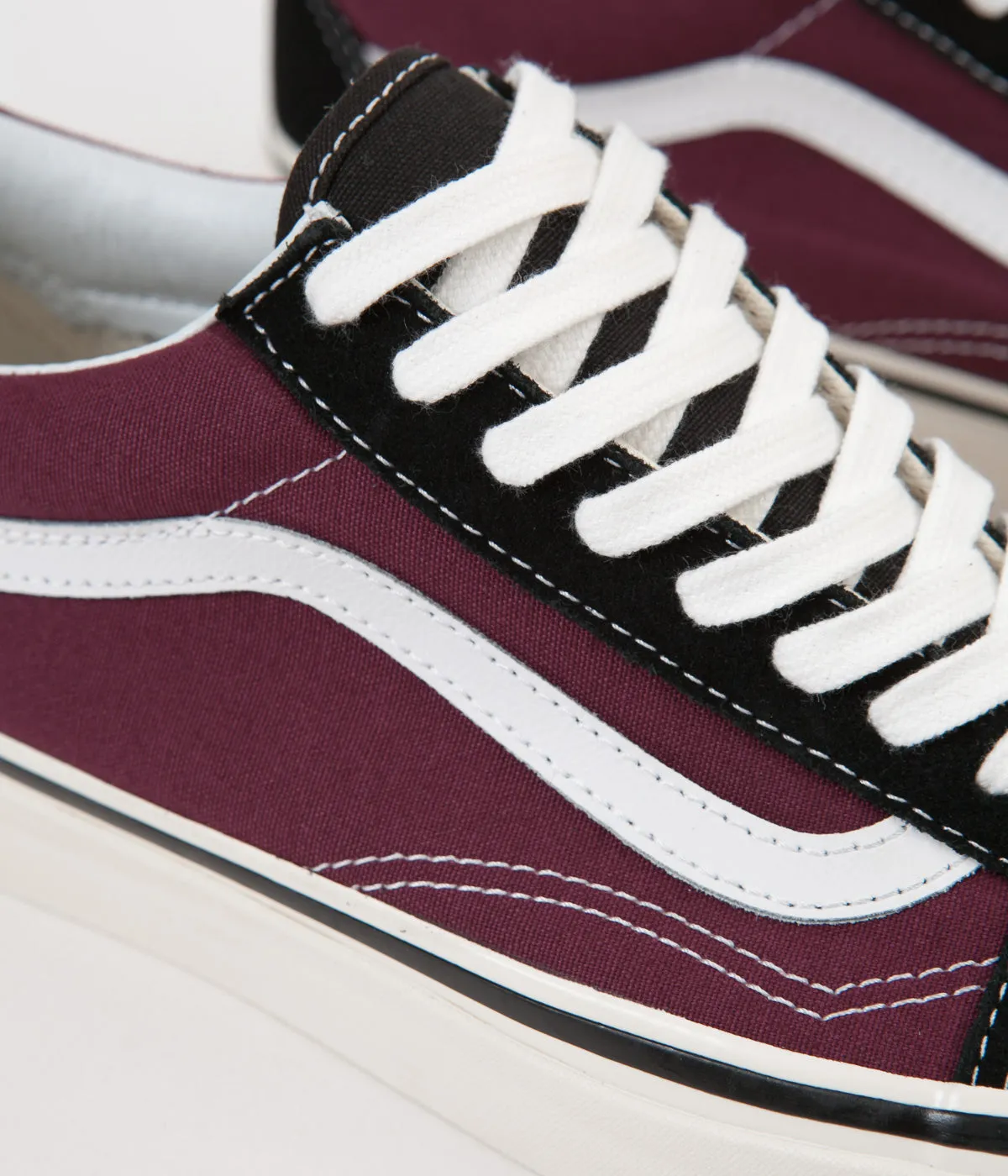 Vans Old Skool 36 DX Anaheim Factory Shoes - Black / OG Burgundy