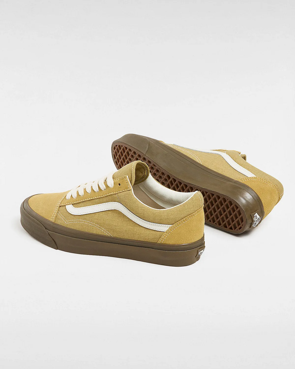 VANS Unisex Old Skool Trainers - Salt Wash Yellow