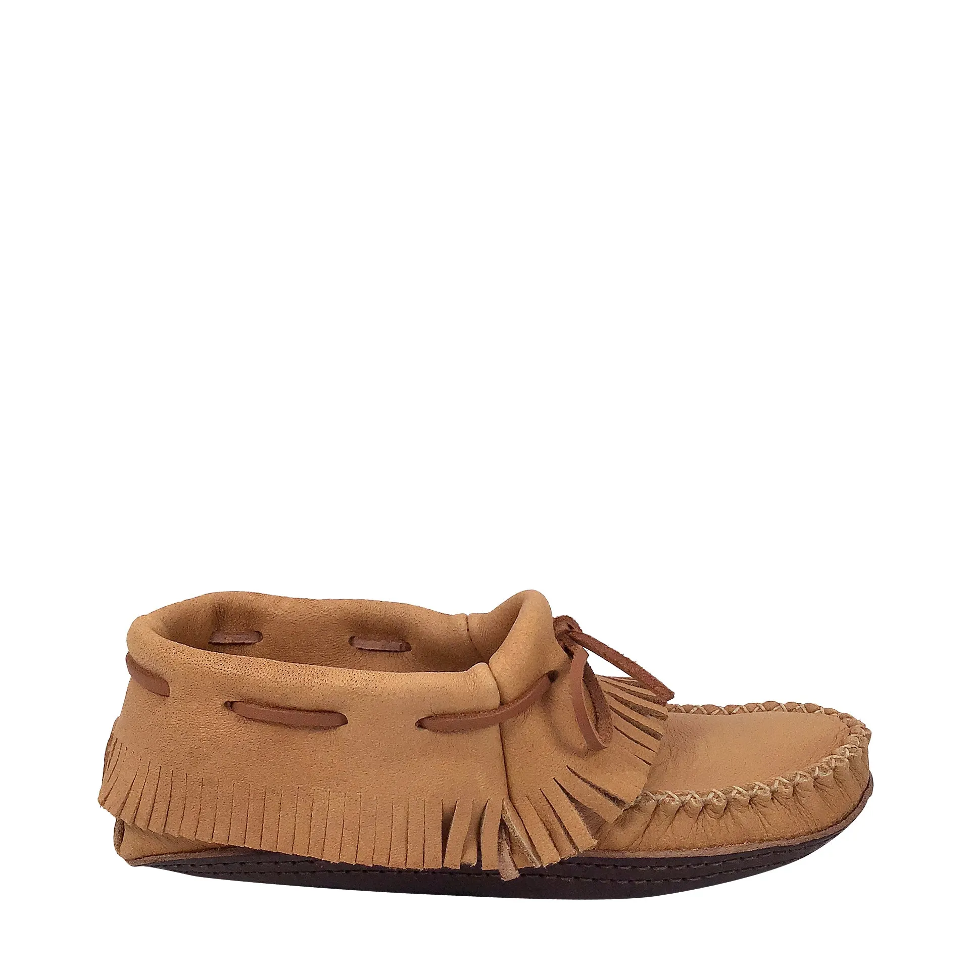 Women's Earthing Moccasins Fringed Ankle BB4685-N