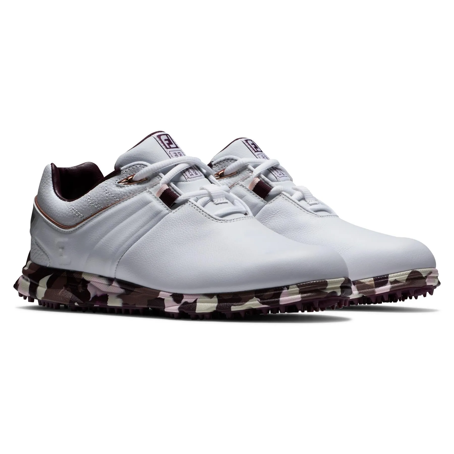 Womens LE Pro SL Camo Golf Shoe White - AW23