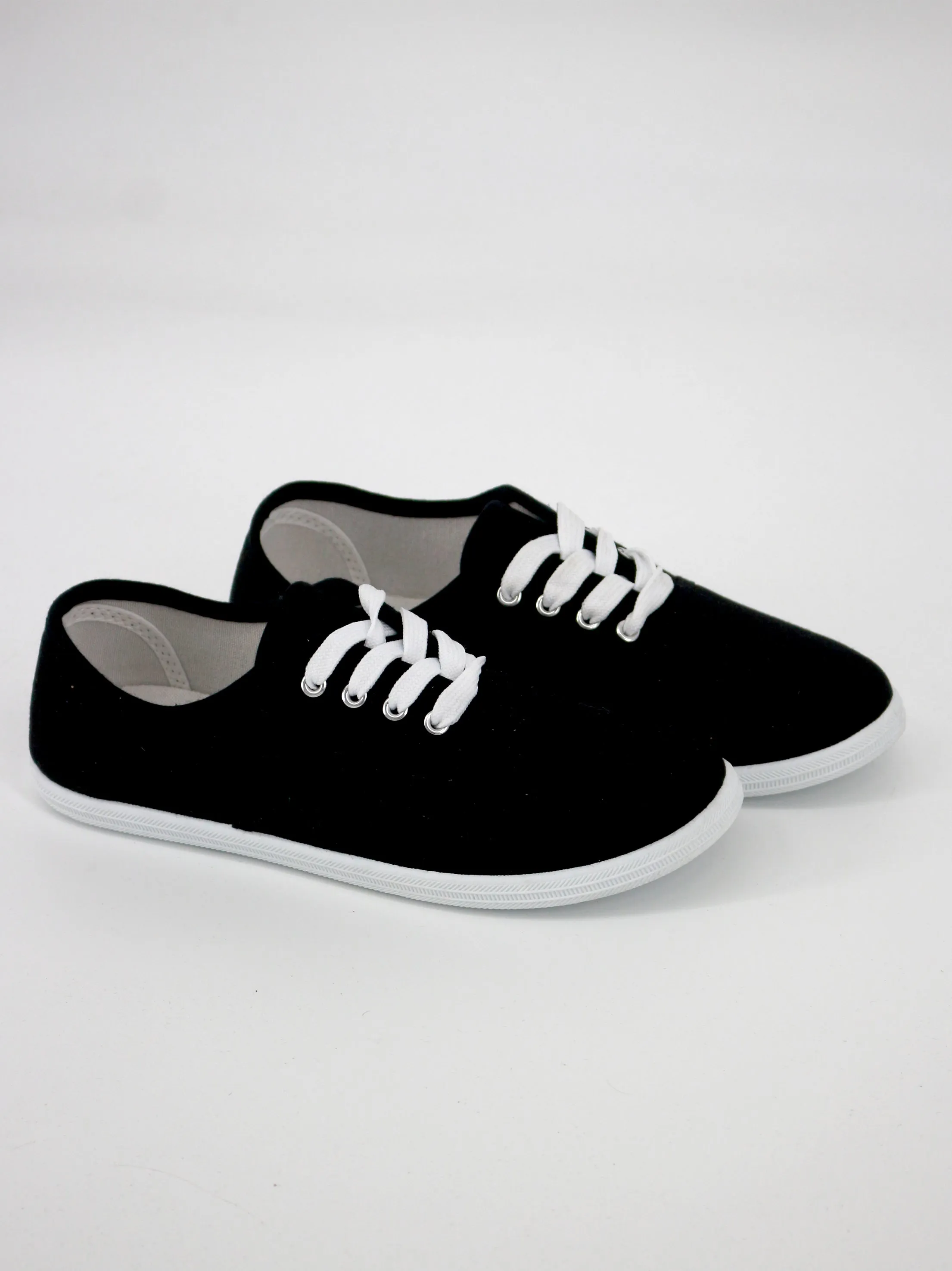 Women's Plain Solid Casual Shoes,Black